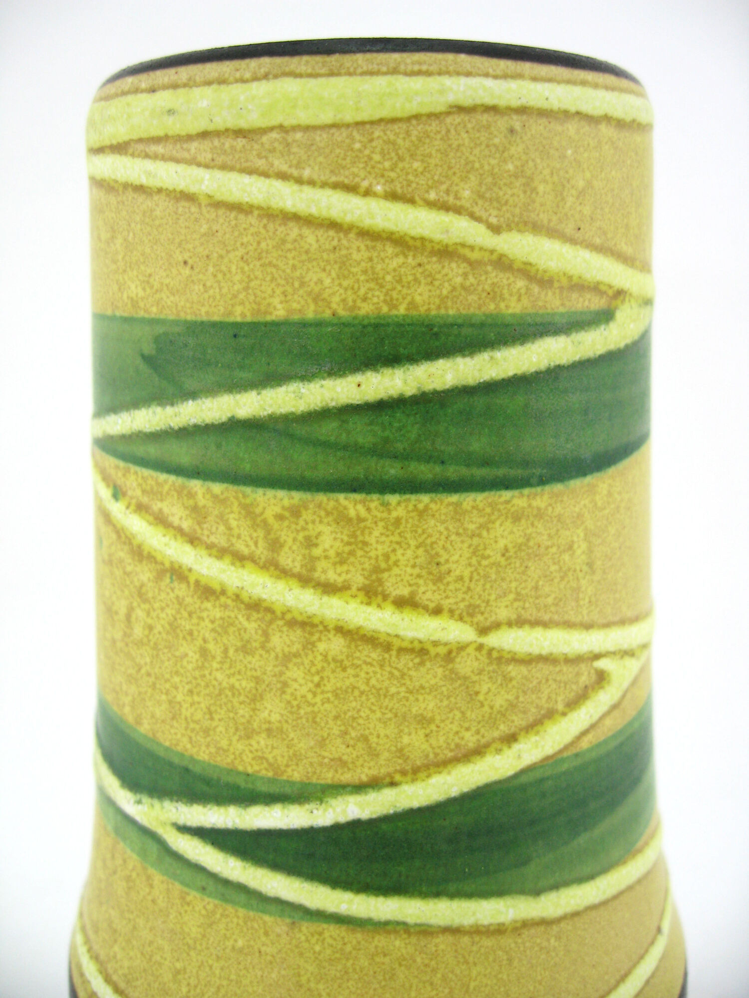 Matte ceramic vase - Scheurich 529-18 - West Germany Pottery - vintage 50s