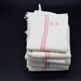 Old nineteenth tea towel