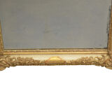Miroir de mur doré du 19ème siècle