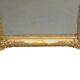 Miroir de mur doré du 19ème siècle