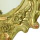 Large Swedish Mirror Gold Leaf Gilded Classic Rococo Style 119cm