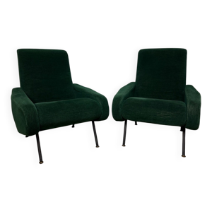 Fauteuils vintage années - pierre