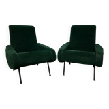 Vintage armchairs from the 60s/70s in the style of Pierre Guariche.