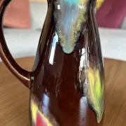 Vase / Ceramic jug Poët-Laval signed Maryse P.L. vintage 1960-1970