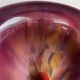 Multilayer blown glass cone vase 1960 - vintage retro Murano Schn