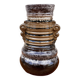 Strehla Keramik fat lava ceramic vase, Germany, 1960s.