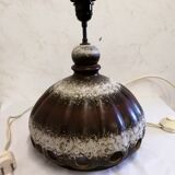 Vintage stoneware lamp base
