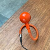 Vintage Italian Space Age Hebi table lamp by Isao Hosoe for Valenti Luce, 1970s.