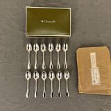 12 spoons Christofle Perle