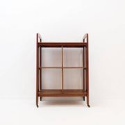Art Deco shelf - Magazine rack on wheels