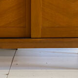 Vintage wardrobe with compass feet
