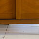 Vintage wardrobe with compass feet