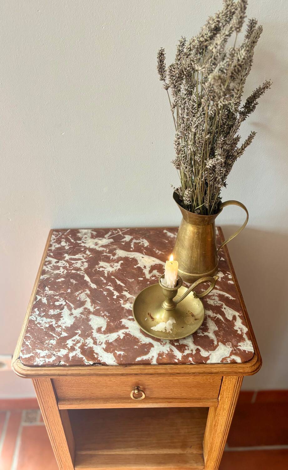 Vintage bedside table