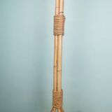 Rattan magazine lamp