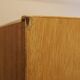 Henning Kjærnulf Oak Bookcase with Glass Doors, Danish 1960s