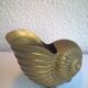 Brass nautil vase