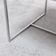 Pair of Carrara marble & chrome coffee or side tables, 1970s