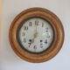 Large clock beginning of the century 1920 bistro or grocery store, old