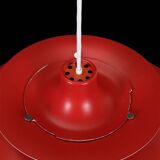 Louis Poulsen / Poul Henningsen “PH 5” pendant lamp / red / mid-century / Danish modern design / PH5