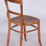 Original Art Deco Beech Chair, Fischel, Stable Construction, Czechia, 1920s