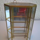 Wall brass showcase