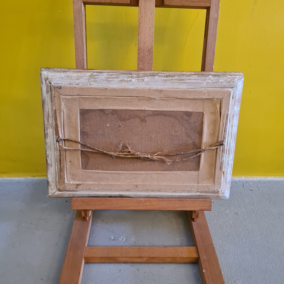 Old Painting Fisherman In Boat. 1st half 20th century