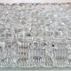 Holophane square ceiling light, vintage, 70s