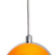 Suspension orange plexi and glass of the 70s