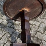 Oak pedestal table 1950