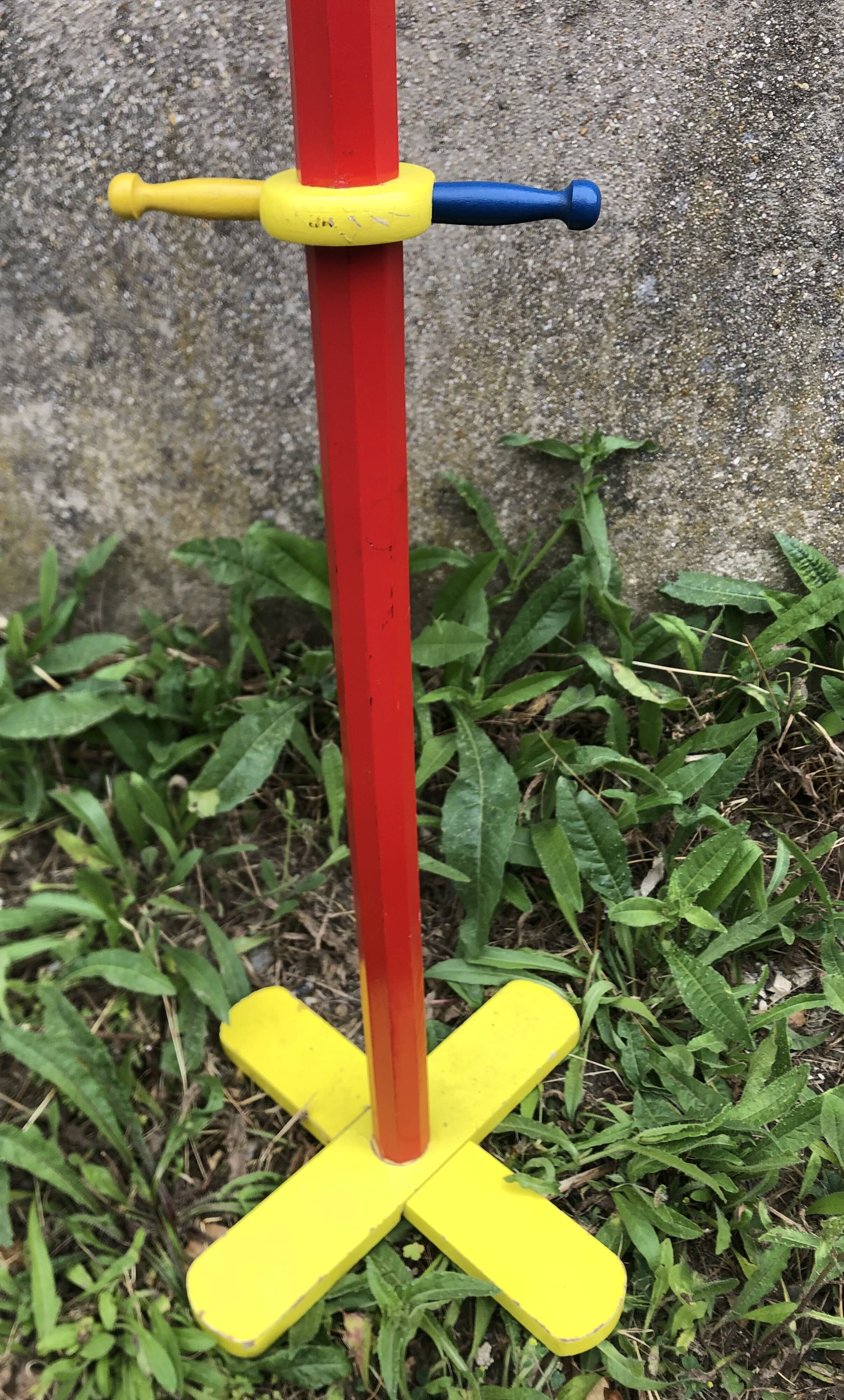 Pierre Sala standing coat rack for children 1970s