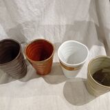 4 vintage Japanese ceramic cups