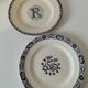 Pair of ironstone plates – Salins François Ier & KG