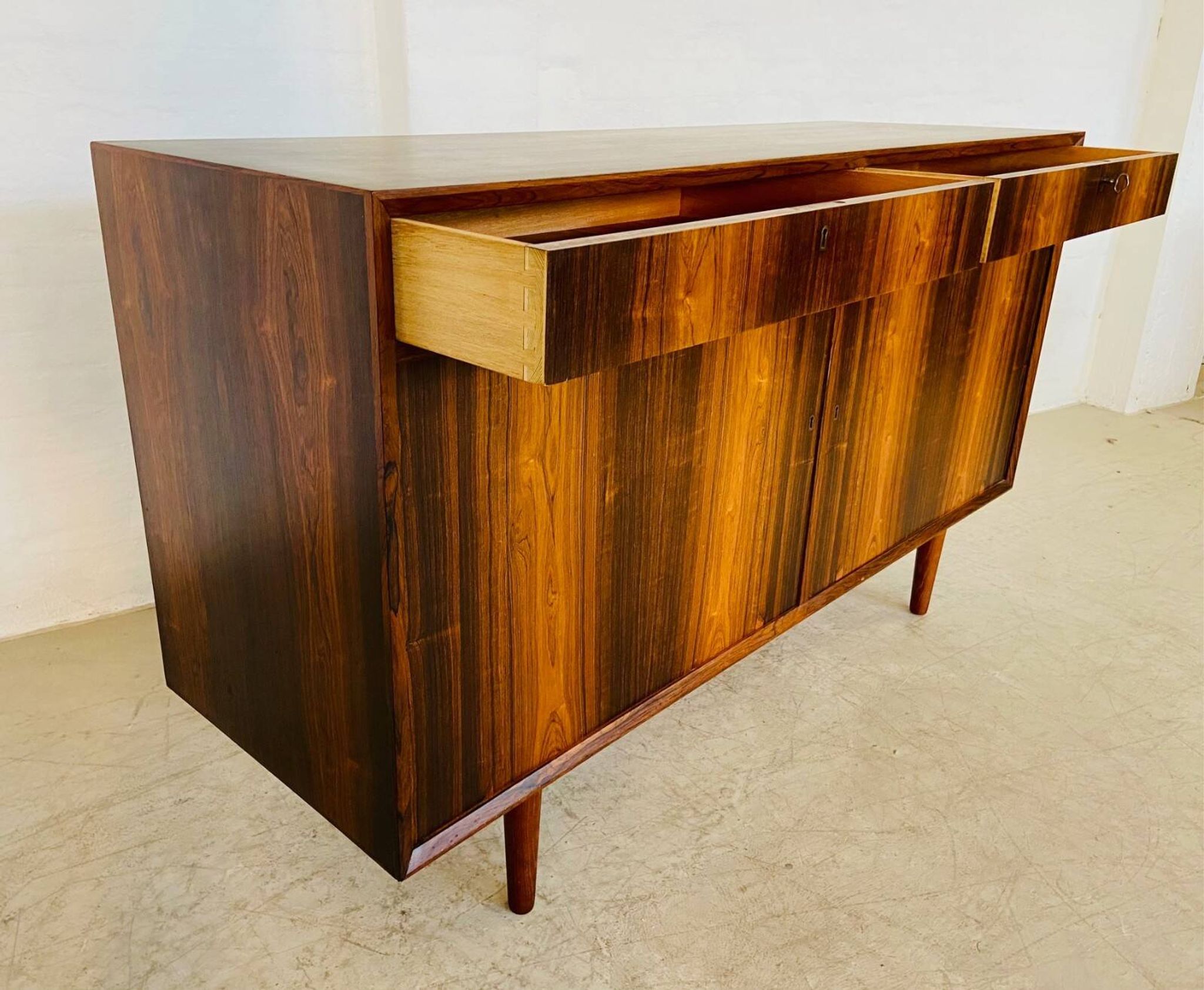 Buffet danois rétro vintage en palissandre du milieu du siècle par Poul Cadovius, années 1960