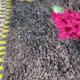 Berber carpet in wool beni ouarain 200x270cm