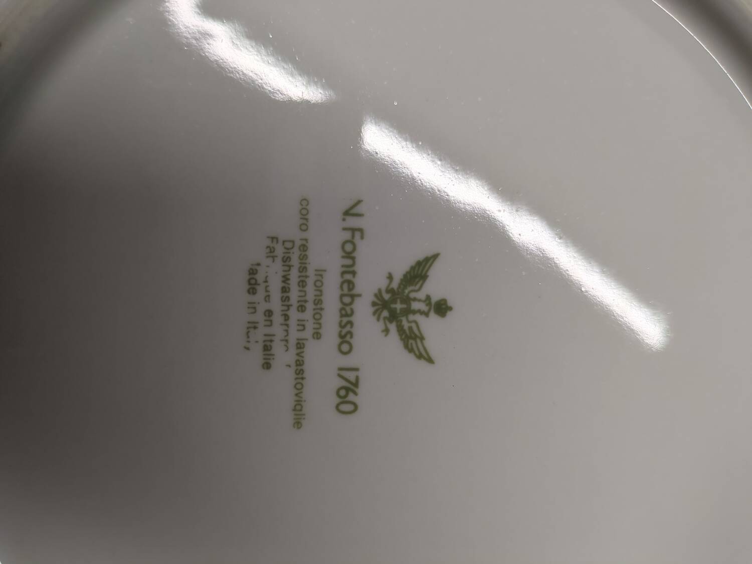 Lot 5 assiettes N. Fontebasso