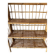 Etagère en bambou pliable années 60 -70