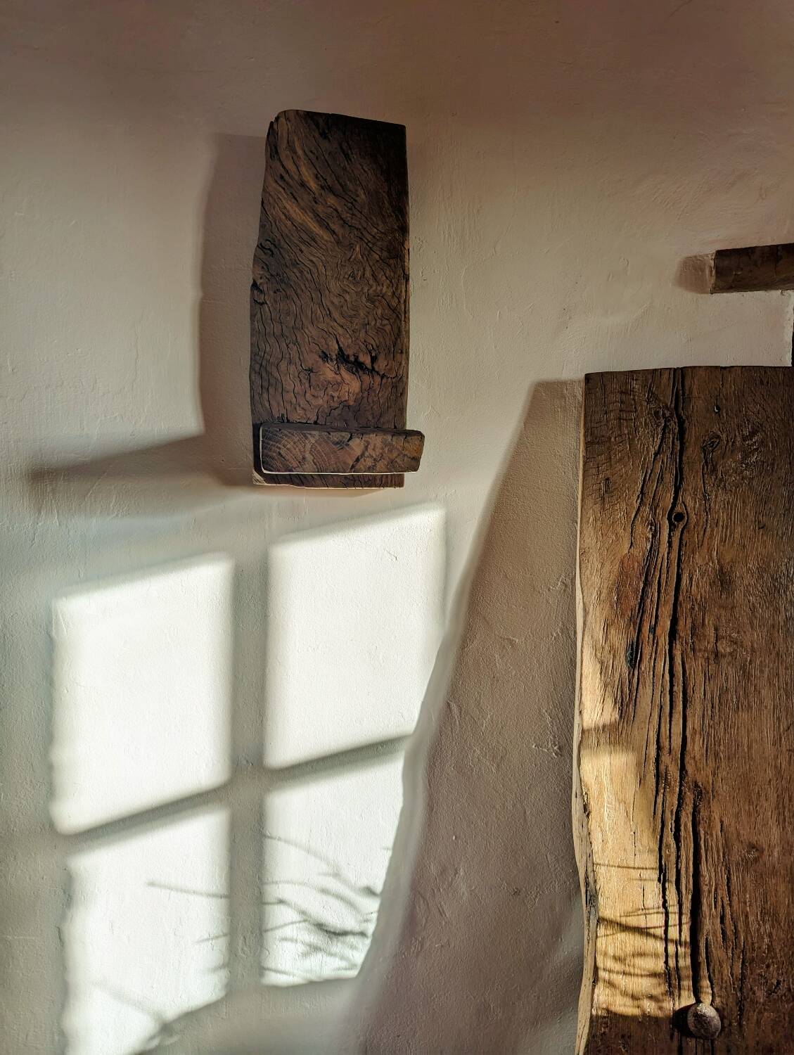 Old oak wall shelves