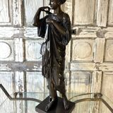 Sujet en bronze Diane d’après Praxitèle circa 1900