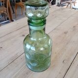 Antique green carafe