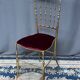 Chiavari chair designer. Solid bronze.