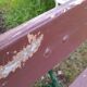Banc de jardin en fonte 1900
