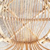 Three vintage rattan chairs