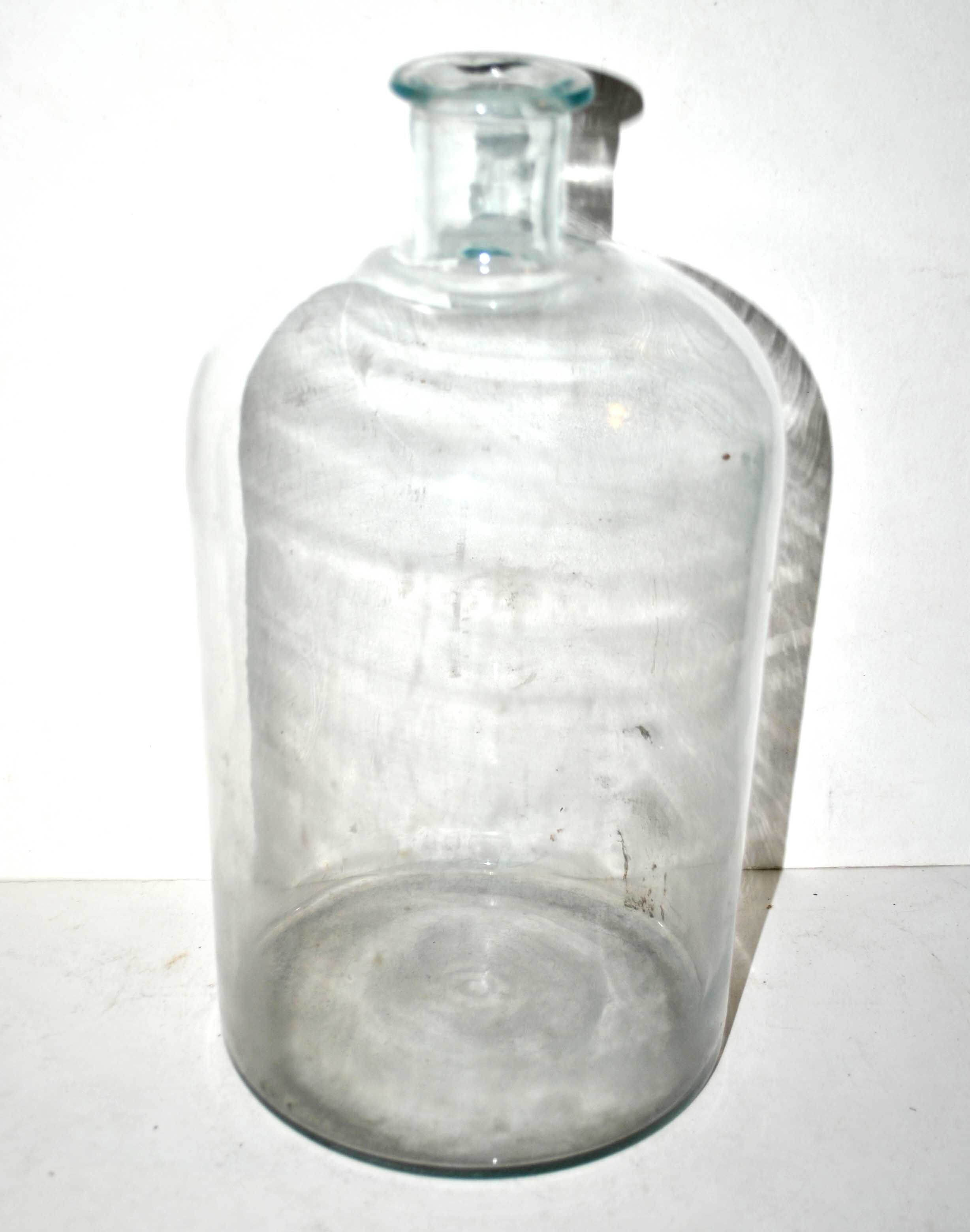 Apothecary bottle - old blue-blown glass bottle Pharmacy