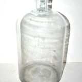 Bouteille d'apothicaire - bonbonne ancienne en verre soufflé bleuté Pharmacie