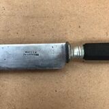 Series 11 old bailly langres knives vintage blackened horn handles