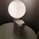 Vintage ceramic cat lamp from the eighties
