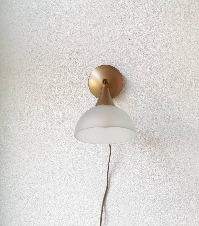 Golden Steinhauer wall lamp, 1980