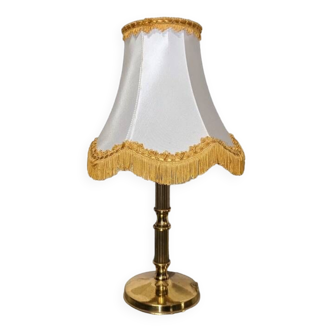 Gold metal bedside lamp