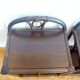 Pair of vintage 1960s rattan bedside tables