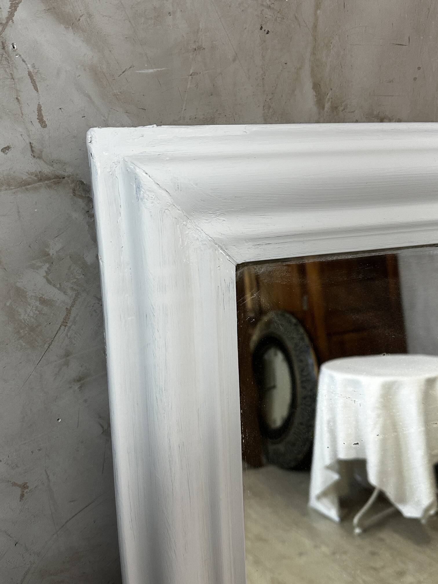 Miroir ancien repeint
